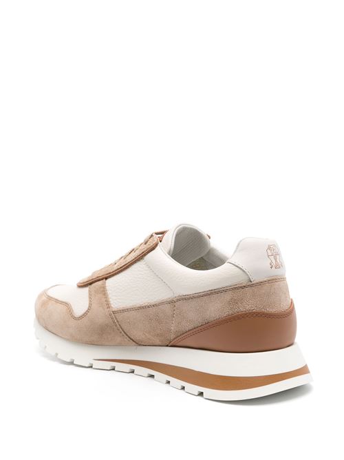 Suede panels sneakers Brunello Cucinelli | MZUAVLA289CQP17